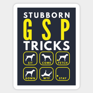 Stubborn German Shorthaired Pointer Tricks - Dog Training Sticker
